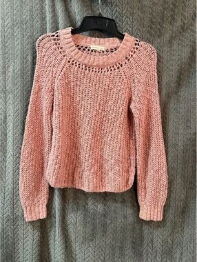 Aeropostale Women's Pink Knit Sweater XS